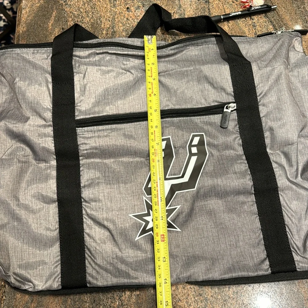 San Antonio Spurs Fold up Athletic Duffel Bag by Rume